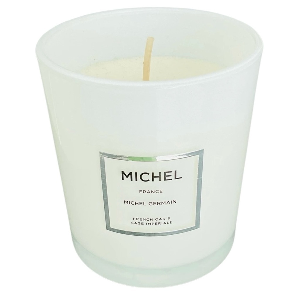 Michel Germain Soy Candle 5oz French Oak & Sage New Glass Jar Gift Home Decor